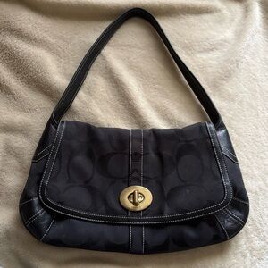 Black Hobo Coach Bag